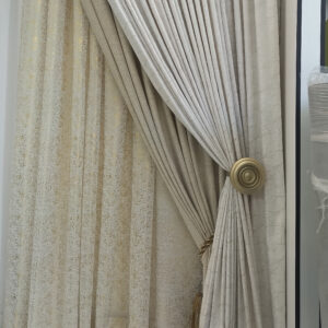 waterfall curtains silk linen fabric