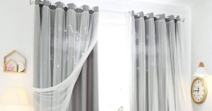 Beautiful grommet curtains for modern living