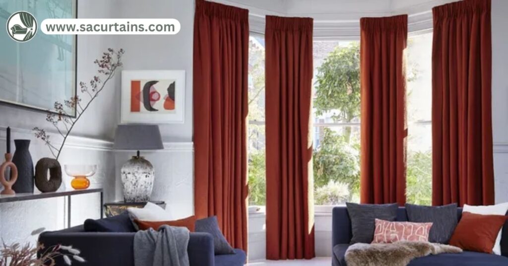 Pleated Curtains with Stylish Drapes by sacurtians.com